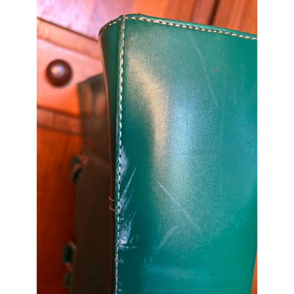 Wilsons Leather All-in-One Tote Satchel Shoulder Bag Structured Emerald Green
OS - Picture 8 of 12